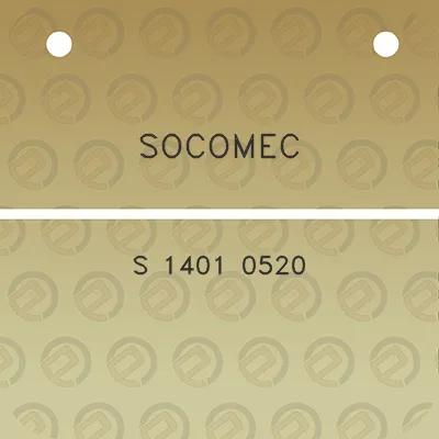 socomec-s-1401-0520