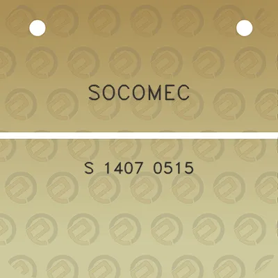 socomec-s-1407-0515