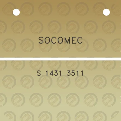 socomec-s-1431-3511