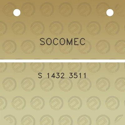 socomec-s-1432-3511