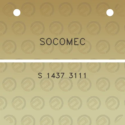 socomec-s-1437-3111