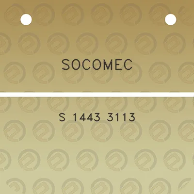 socomec-s-1443-3113