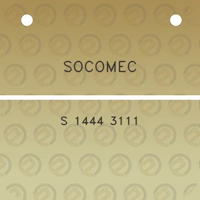 socomec-s-1444-3111