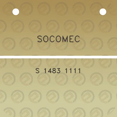 socomec-s-1483-1111