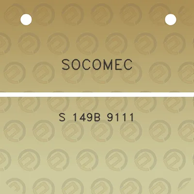 socomec-s-149b-9111