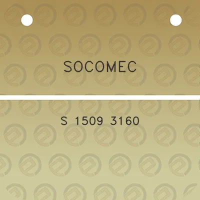 socomec-s-1509-3160