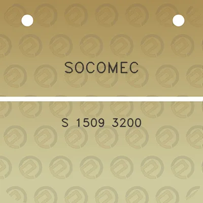 socomec-s-1509-3200