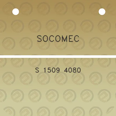 socomec-s-1509-4080