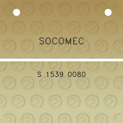 socomec-s-1539-0080