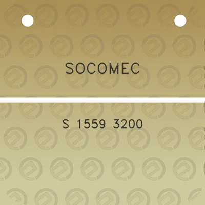 socomec-s-1559-3200