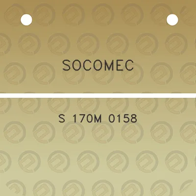 socomec-s-170m-0158