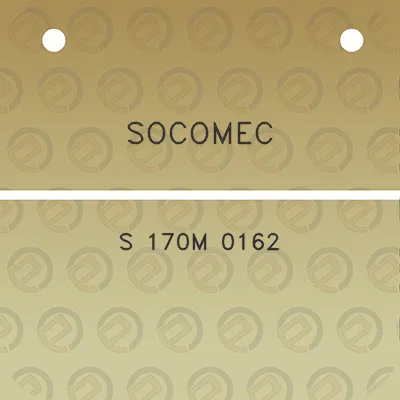 socomec-s-170m-0162