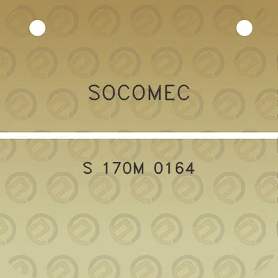 socomec-s-170m-0164