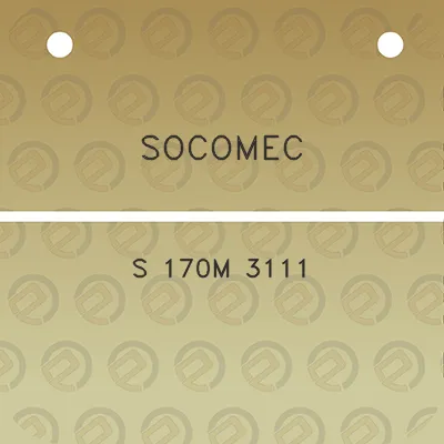 socomec-s-170m-3111