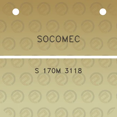 socomec-s-170m-3118