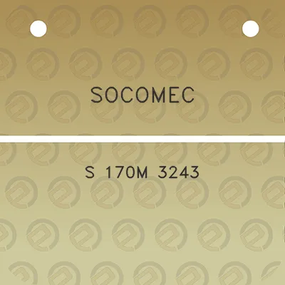 socomec-s-170m-3243