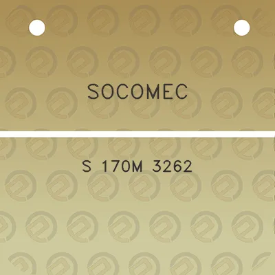 socomec-s-170m-3262