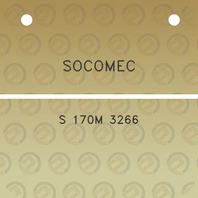 socomec-s-170m-3266