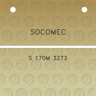 socomec-s-170m-3273