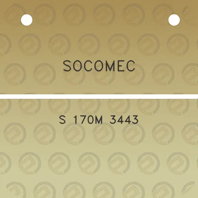 socomec-s-170m-3443