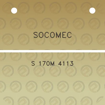 socomec-s-170m-4113