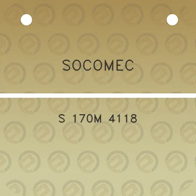 socomec-s-170m-4118