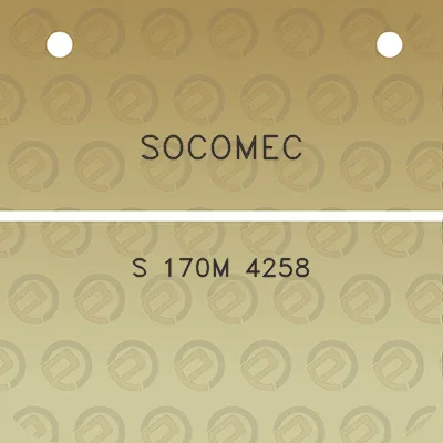 socomec-s-170m-4258