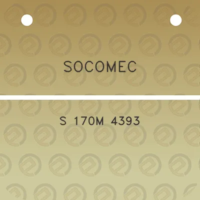 socomec-s-170m-4393