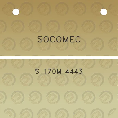 socomec-s-170m-4443