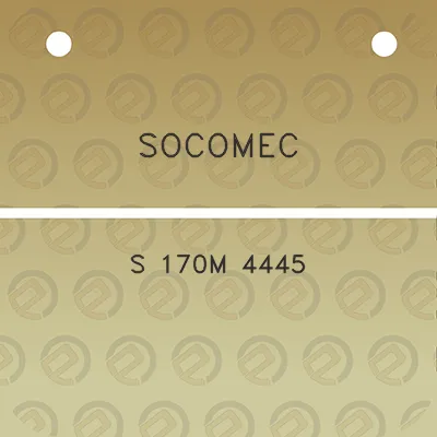 socomec-s-170m-4445