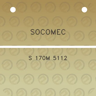 socomec-s-170m-5112