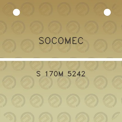 socomec-s-170m-5242