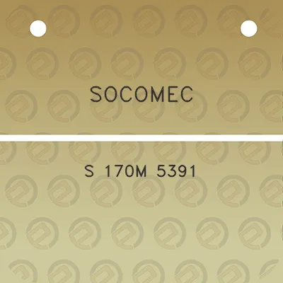 socomec-s-170m-5391