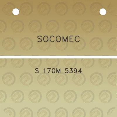 socomec-s-170m-5394