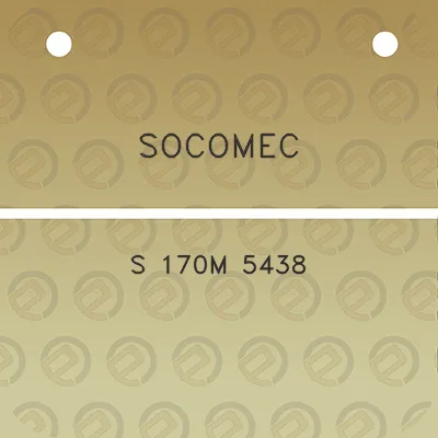 socomec-s-170m-5438