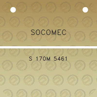 socomec-s-170m-5461