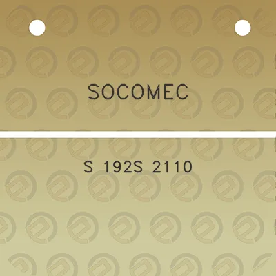 socomec-s-192s-2110