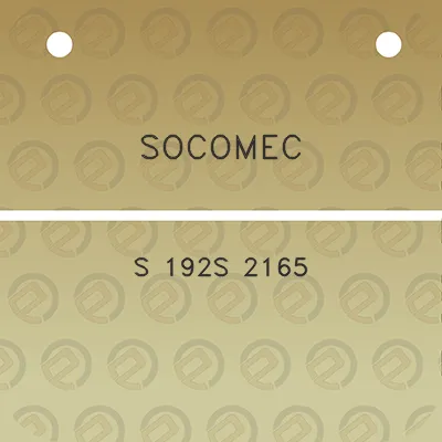 socomec-s-192s-2165