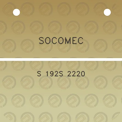 socomec-s-192s-2220