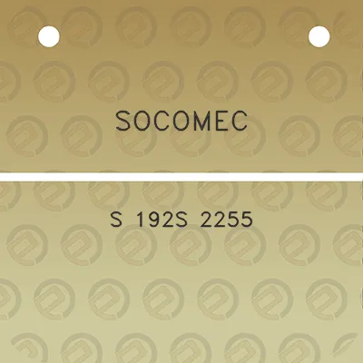 socomec-s-192s-2255