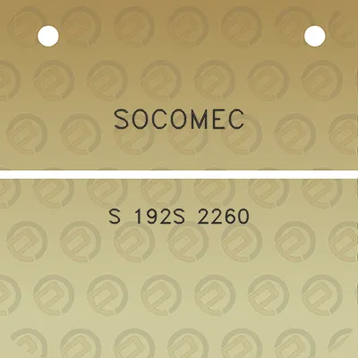 socomec-s-192s-2260