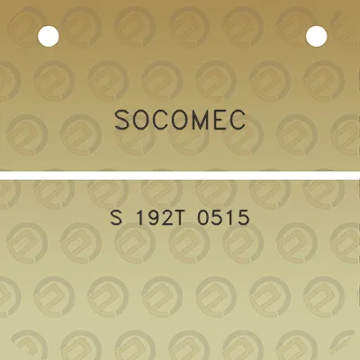 socomec-s-192t-0515