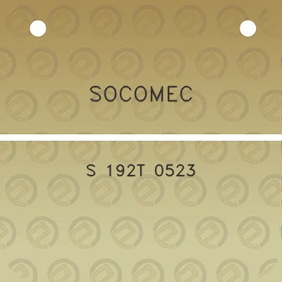 socomec-s-192t-0523