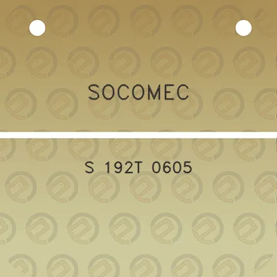 socomec-s-192t-0605