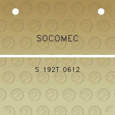 socomec-s-192t-0612