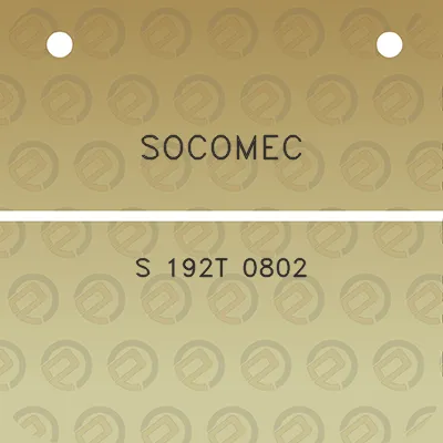 socomec-s-192t-0802