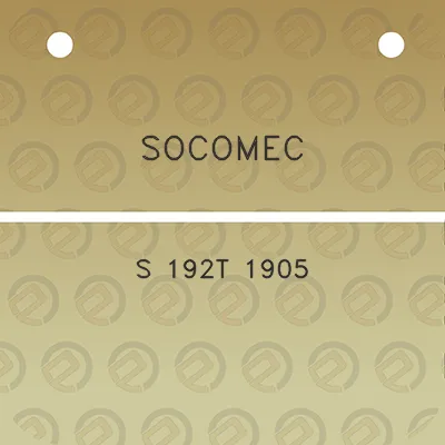 socomec-s-192t-1905