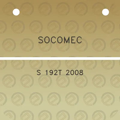 socomec-s-192t-2008