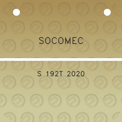 socomec-s-192t-2020