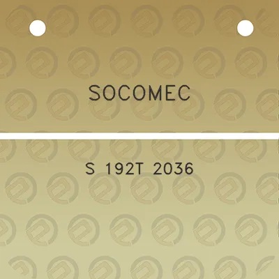 socomec-s-192t-2036